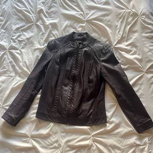 Faux Leather Jacket